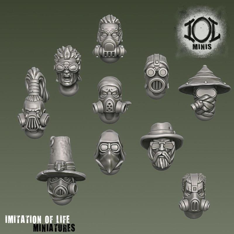 Wastelander heads set 1
