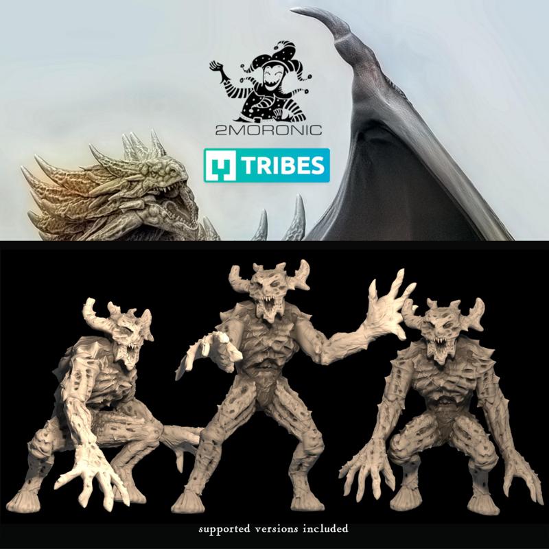 Tree Folk Guardians - 3 poses