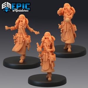 Female Alchemist Set / Alchemy Master / Mystical Villager / Human Character