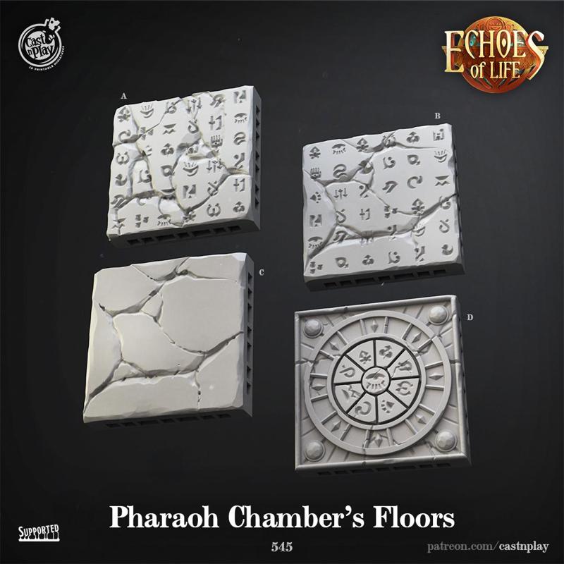 Pharaoh Chamber's Floors (Pre-Supported)