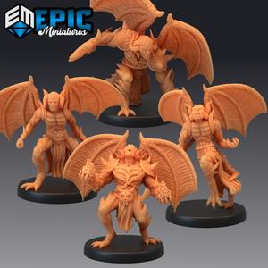 Winged Devil Army Set / Hell Warrior / Demon General / Evil Lord / Abyss Encounter