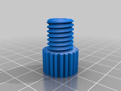Universal T Handle Nut with hex hole