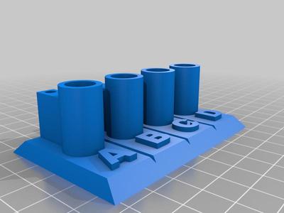 Holder for covid19 home rapid test vials