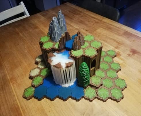 HeroScape Huge Waterfall