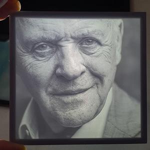Anthony Hopkins lithophane