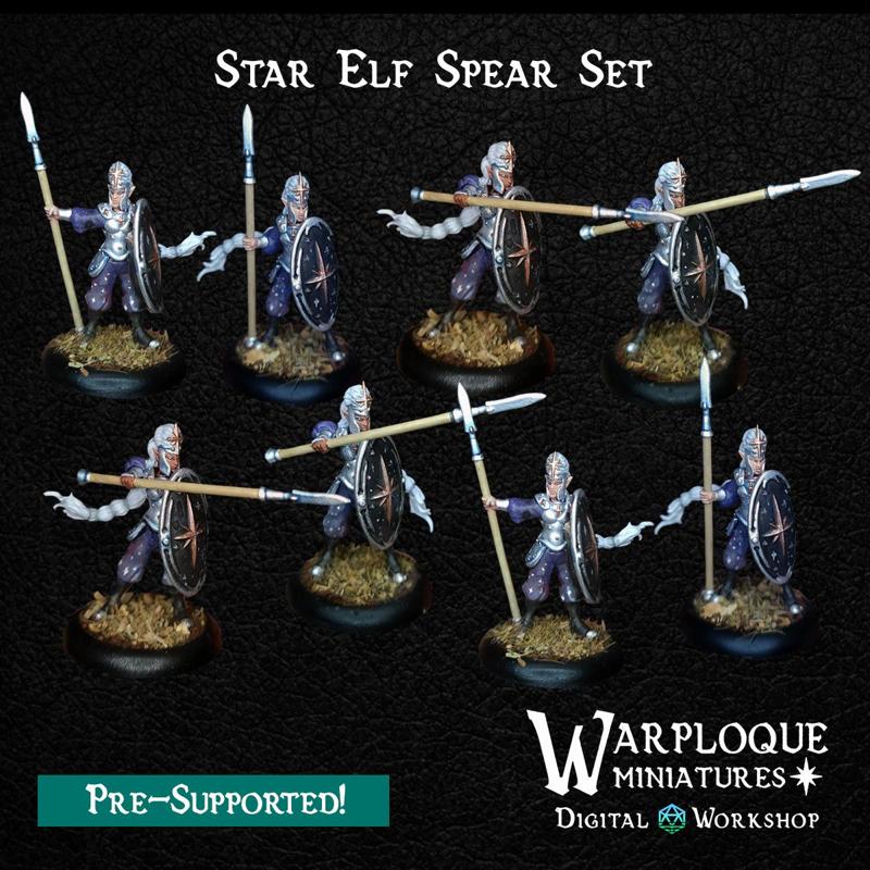 Star Elf Spear Set