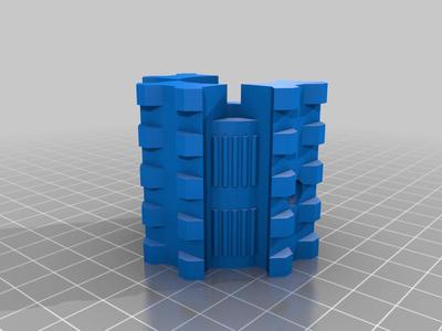 Airsoft Fabarm stf12 shell magazine holder and front rails
