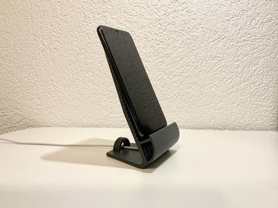 Phone stand with charging option 