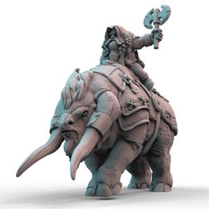Dwarf War Beast (pre-supported)