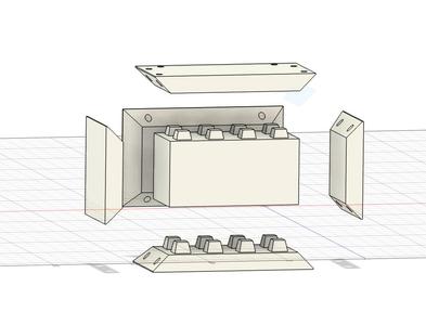 Legros brick 1:14.5 (Lego concrete block)