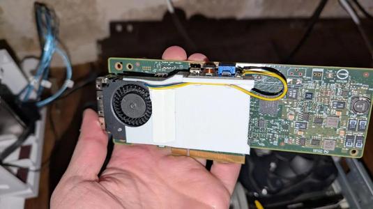 HP LSI 9207-8e 4010 radial fan duct   