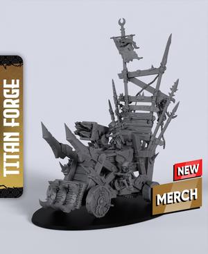 Goblin War Wagon - With Free Dragon Warhammer - 5e DnD Inspired for RPG and Wargamers