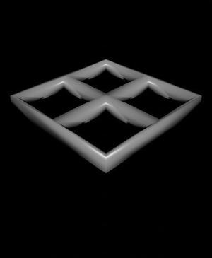  2x2 grid piece.stl