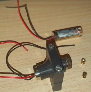 Laser holder, adjustable 12mm Laser