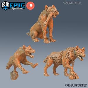 Hyena Set / Evil Beast / Gnoll Tribe Mount / Wild Animal / Utopian Predator / Hunter / African Encounter