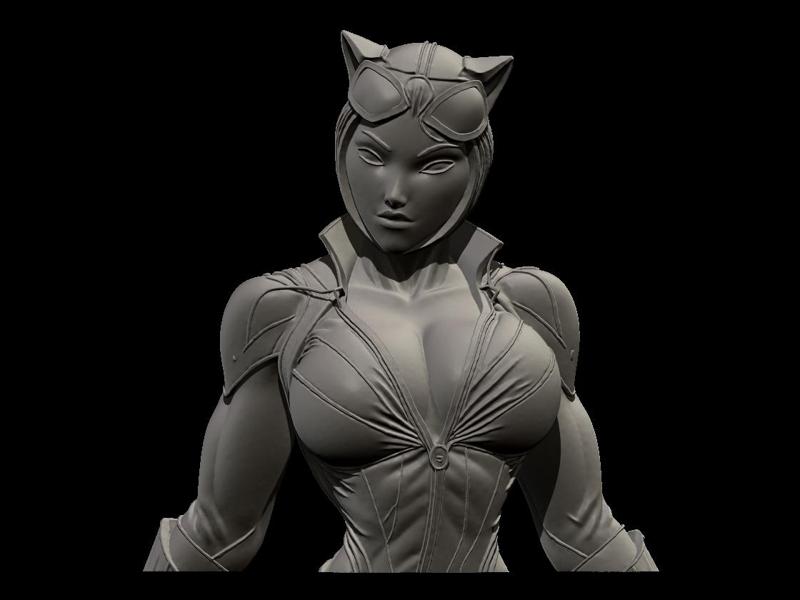 Catwoman Bust – Iconic | 100mm 3D Printable Collectible Model