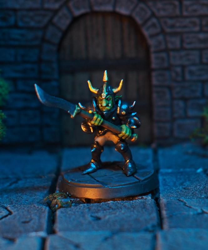 Goblin warrior pikehelmet presupported