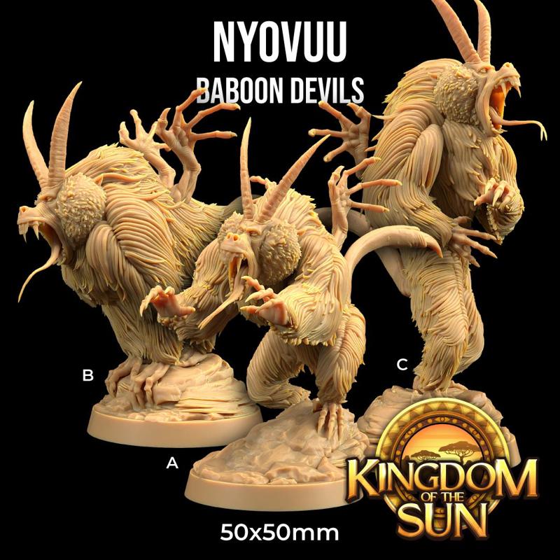 Nyovuu Baboons  | PRESUPPORTED | Kingdom of the Sun
