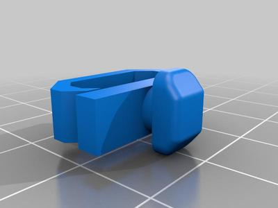 Twist In Cable Clamp [2020 Aluminium Profile] 90degr turned