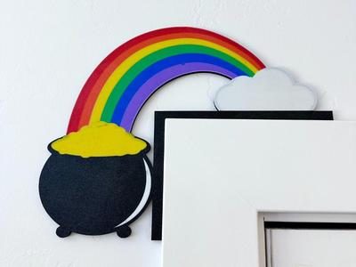 Pot O Gold Rainbow Door Corner