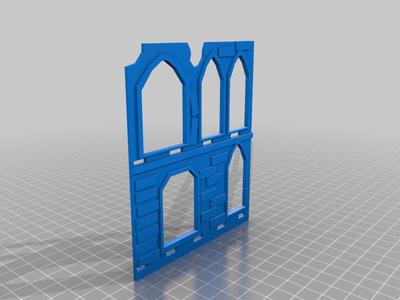 disassemblable building ruin