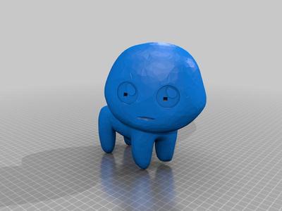 The Creature with Eye Inserts