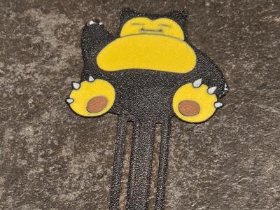 Pokemon Snorlax Childrens Bookmark