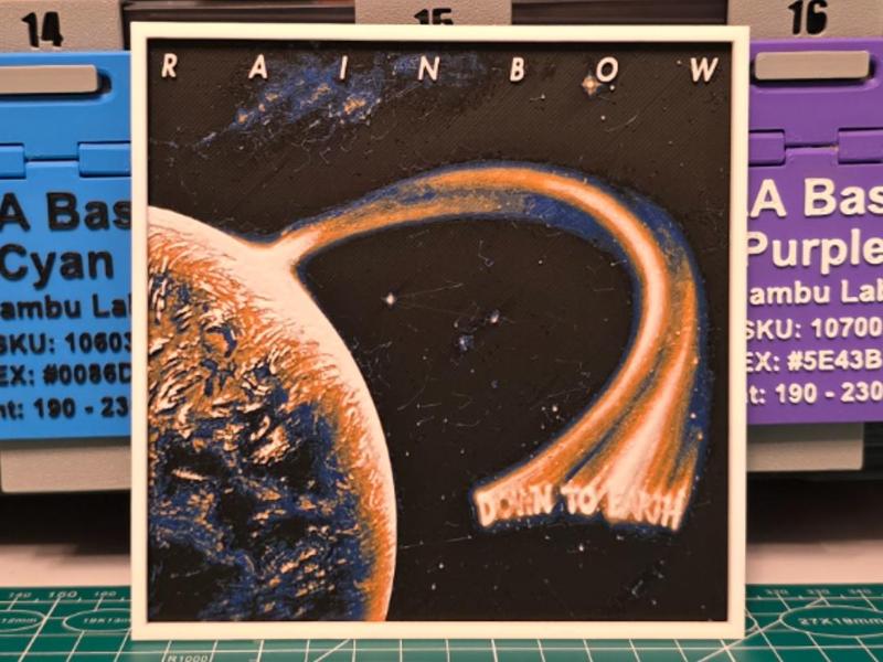 Rainbow "Down to Earth" Album - Hueforge Art