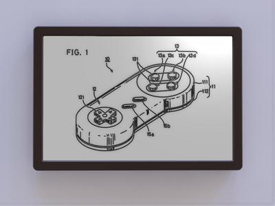 SNES Controller Patent Art