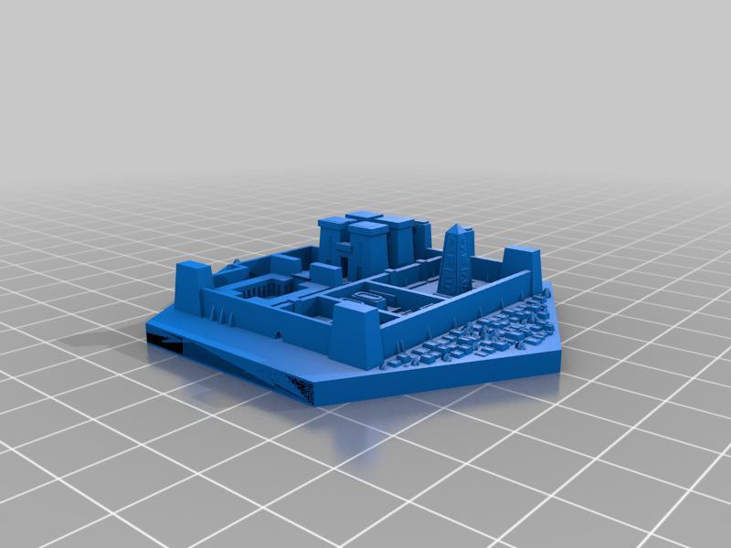 Ankh: Gods of Egypt tokens 3d printed for retail version