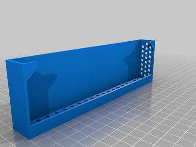 Phone holder for shower curtain rod