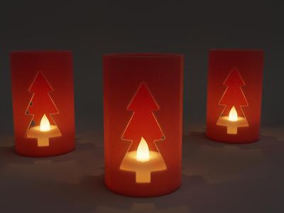 Christmas candle holder