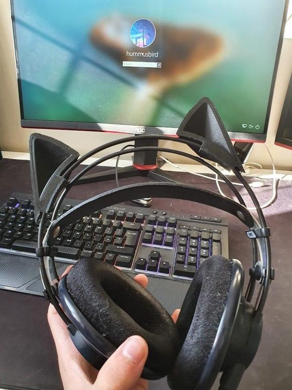 AKG K7XX K702 K712 cat ear attatchments