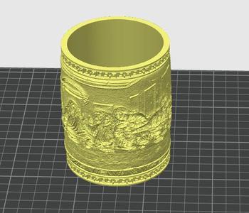 The Last Supper pen container