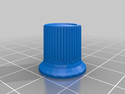 Potentiometer Knob for HP/Agilent/Keysight E361XA DC Power Supply (Rev.2)