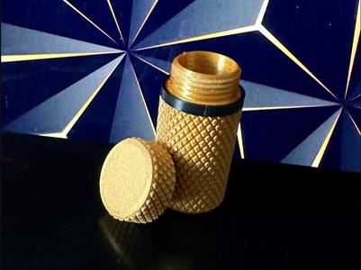 Knurled Screw-Top Container