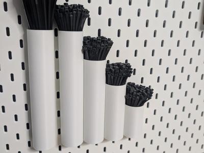 Zip Tie Organizer For IKEA Skadis