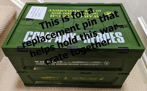 Company of Heroes (CoH) Board Game War Crate Replacement Pin