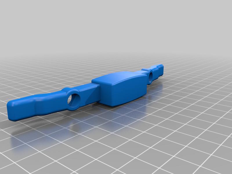 Button for telescopic case handle