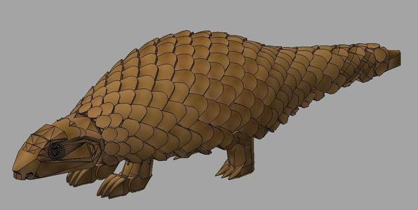Pangolin with scales (updated)