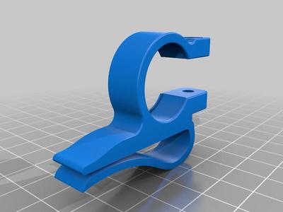 Motorcycle handlebar paper clip