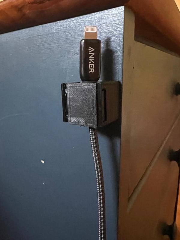 Adhesive Charger Cable Clip