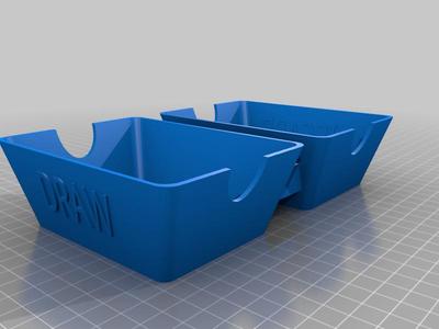 card deck holder double deck remix - added discard and draw text