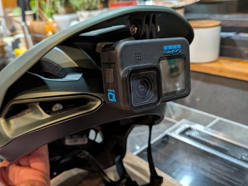 Specialized Tactic 4 helmet gopro mount