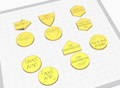 Warhammer 40k - Astra Militarum - Token - 10th - Voice of Command