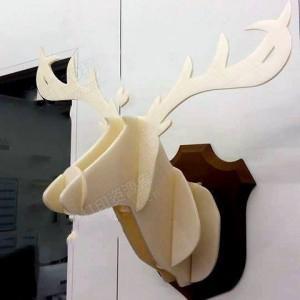 Deer Christmas decorations, 3D printed into assembled toys