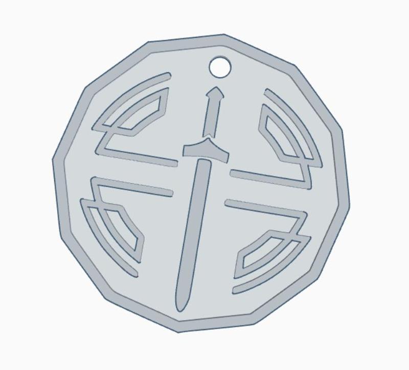 Wintersteel Icon Keychain