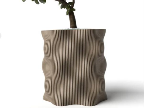 Curvy Planter – Vase Mode Optical Illusion 