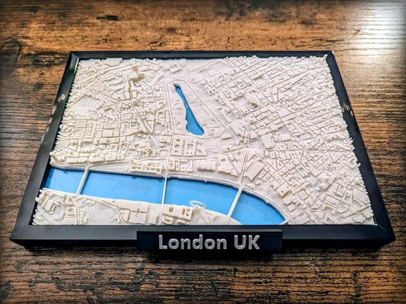 London England UK 3D Miniature