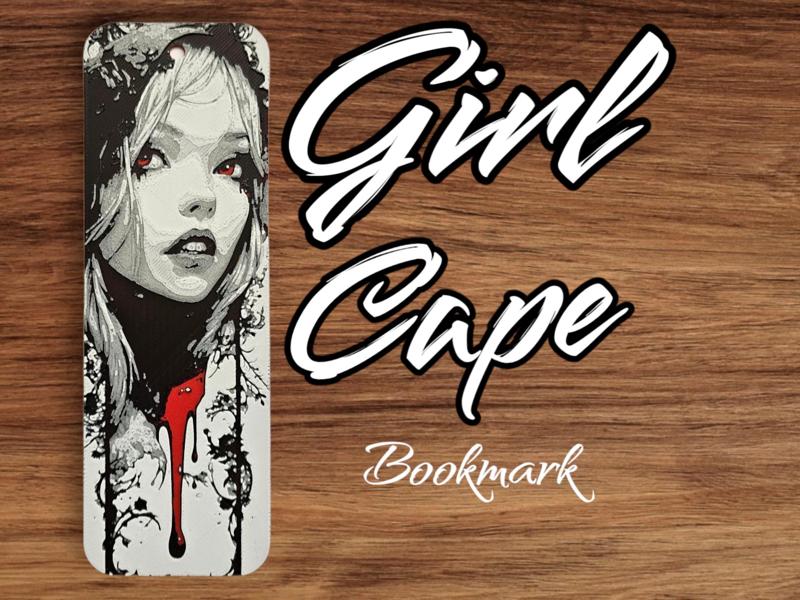 Girl Cape - Bookmark